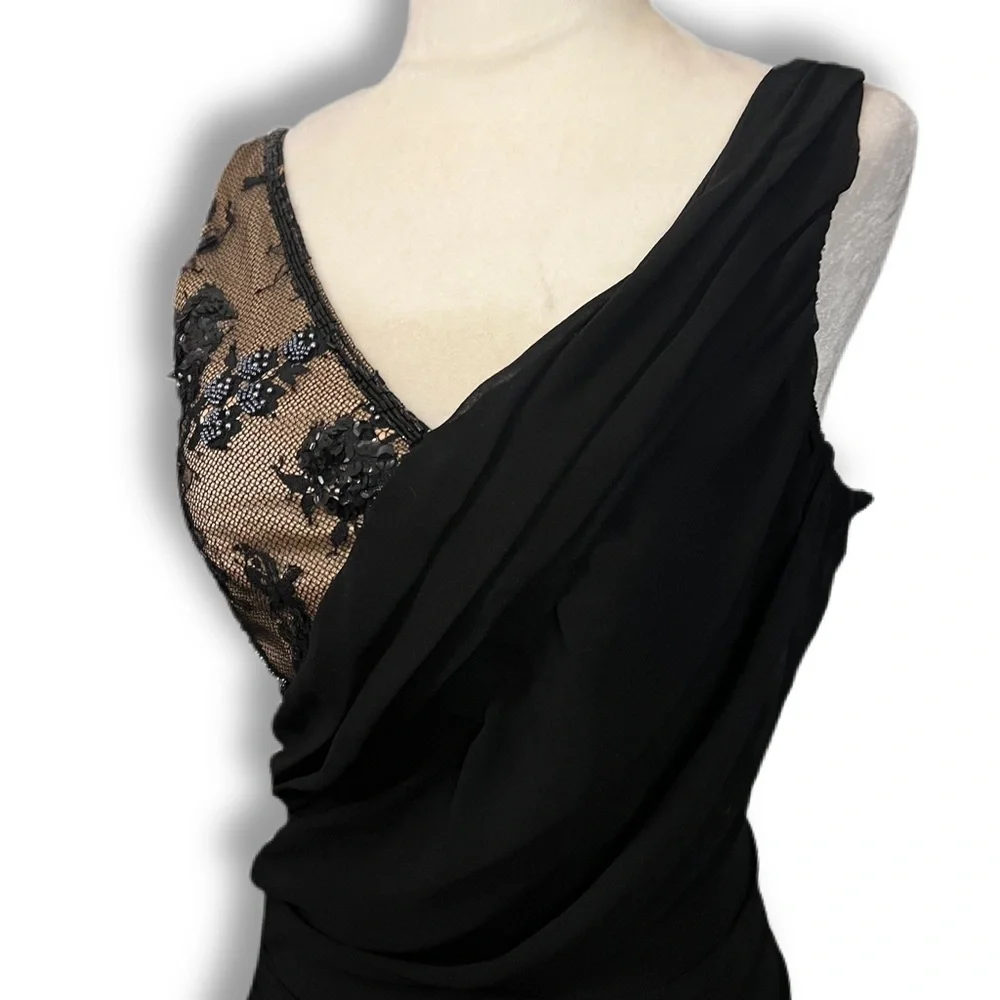 Kate Moss x TopShop Beaded Black Cocktail Dress - Picture 2 of 6